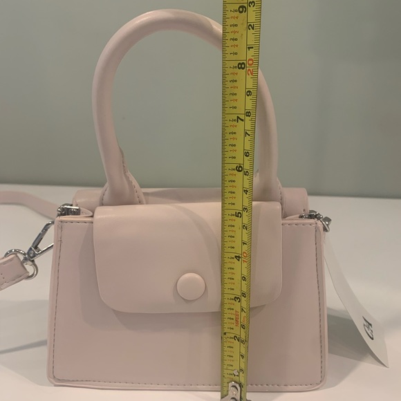 C&A Neutral beige mini purse with straps European brand - Picture 8 of 10